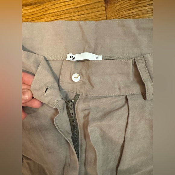 Uncle studio linen bloomers taupe size small like new - Picture 5 of 15